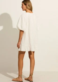 Alannah Embroidered Mini Dress