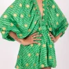 Alicia Playsuit in Arizona Green