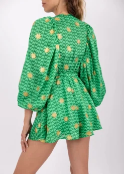 Alicia Playsuit in Arizona Green