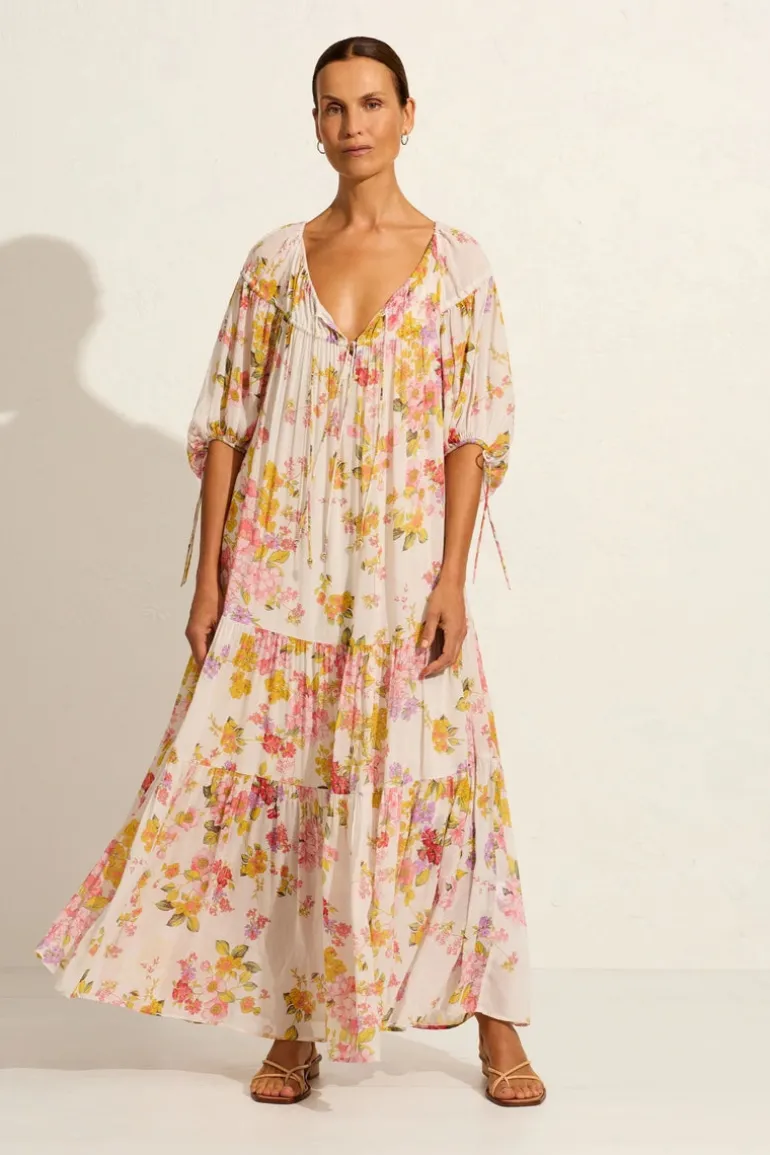Autum Maxi Dress in Cream