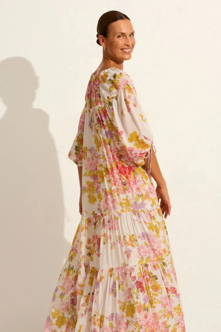 Autum Maxi Dress in Cream