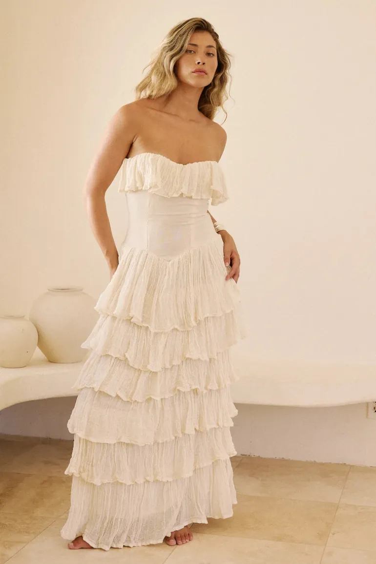 Bandeau Maxi Dress Te Amo