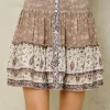 Bani Print Mini Skirt