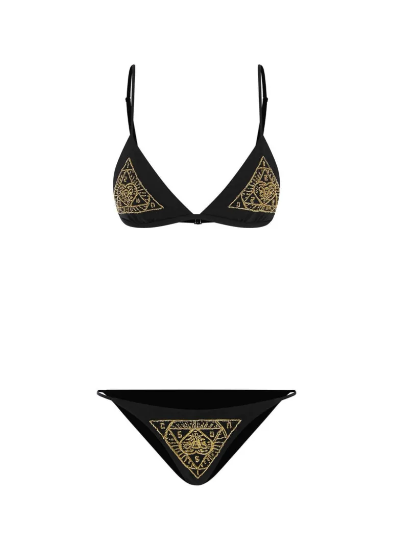 Beaded Triangle Bikini Top Sacred