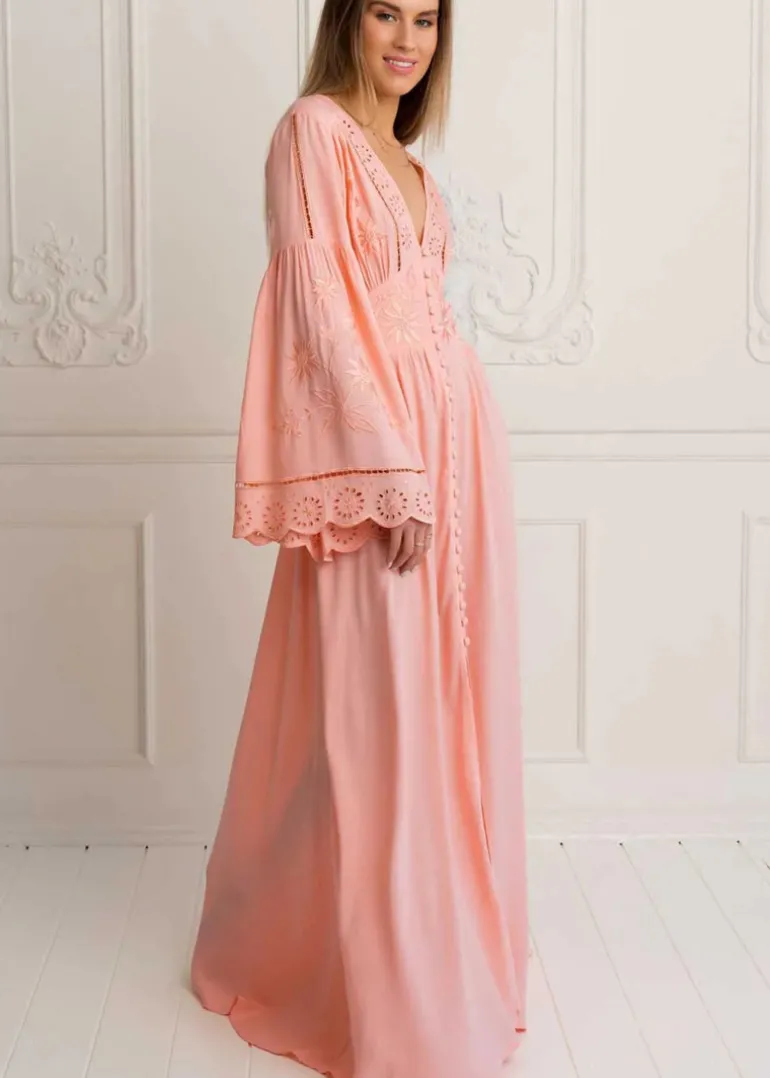 Cannes Maxi Embroidered Gown