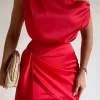 Charisma Mini Dress in Red