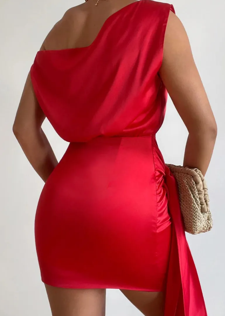 Charisma Mini Dress in Red