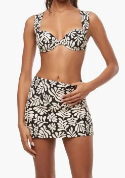 Claudia Bikini Top in Safari Leaves