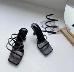 Cleo Coil Wrap Sandals