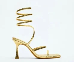 Cleo Coil Wrap Sandals