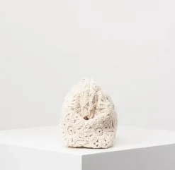 Crochet Gathered Clutch Bag