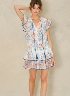 Dorey Print Mini Sundress