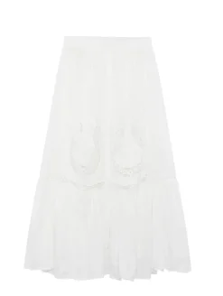 Embroidered Maxi Skirt Luisa