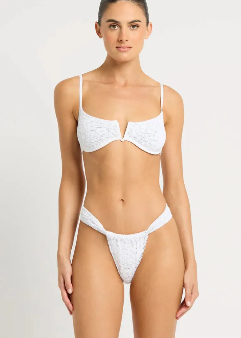 Georgia Brief in White Optic Leopard