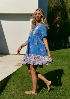 Hailee Print Summer Mini Dress