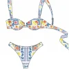 High Cut Leg Maui Bikini Bottom Sicilian Print