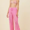 Hot Pink Crochet Cargos