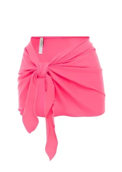 Jinx Sarong in Neon Azalea