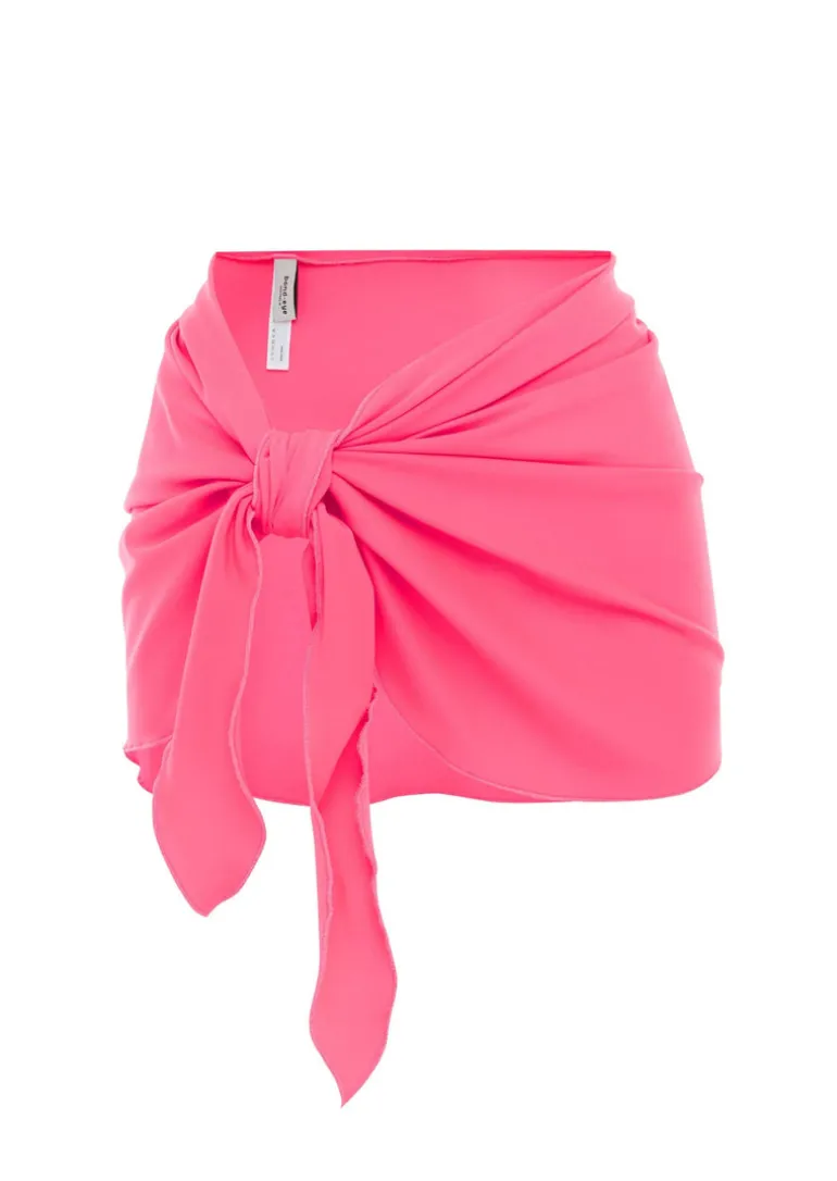 Jinx Sarong in Neon Azalea