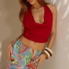 Juna Top in Cherry