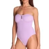 La Sciura Crinkle Swimsuit in Lilac