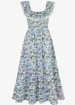 Lavender Ditsy Susie Dress
