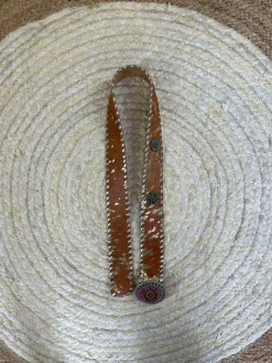 Leather Belt Twain with Buckle