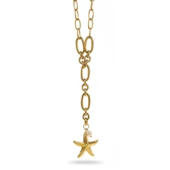 Long Y Shape Star Necklace