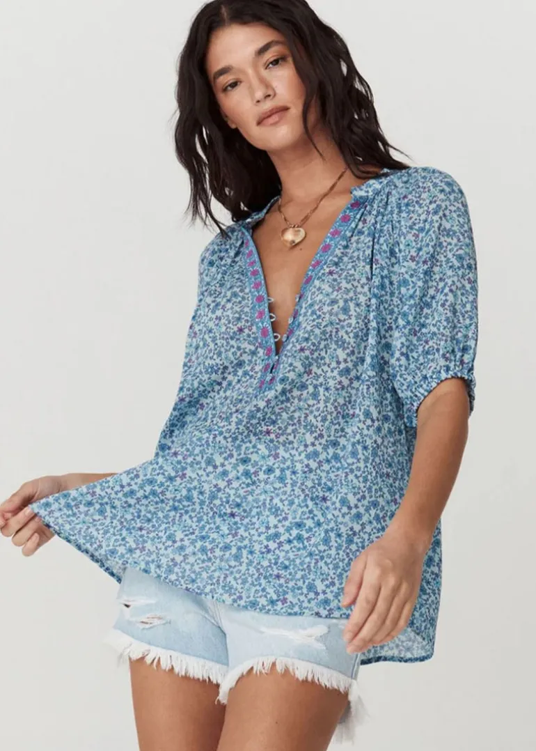 Love Jetty Short Sleeve Blouse