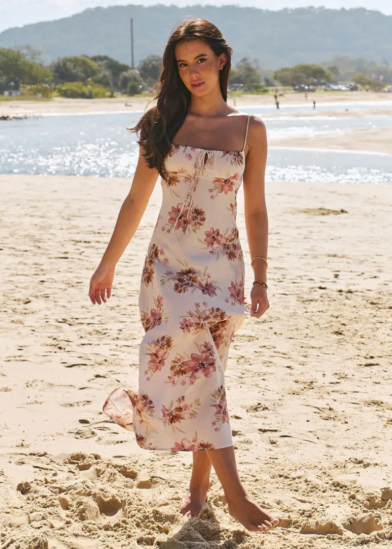 Love Story Print Spritz Maxi Dress