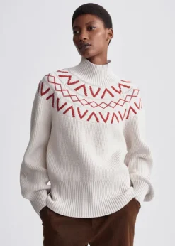 Marcie Fair Isle Yoke Knit