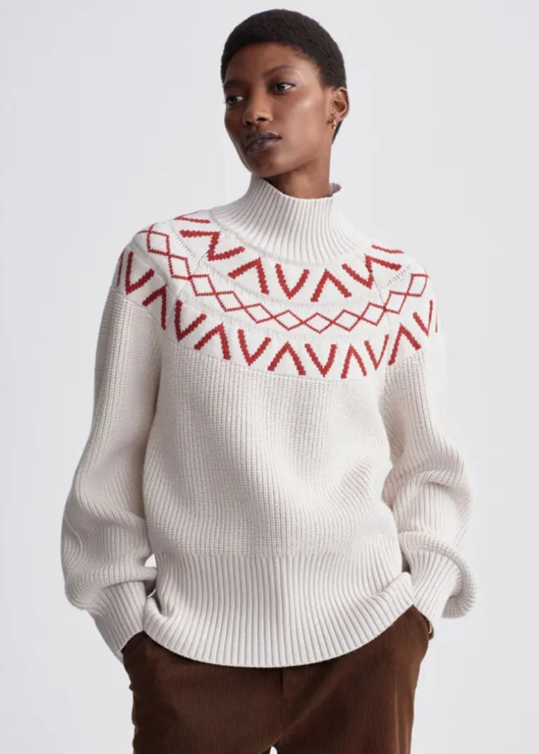 Marcie Fair Isle Yoke Knit