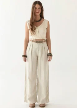 Marisa Pant Berenson Off White