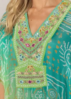 Maxi Kaftan Tessa in Ombre Green