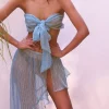 Mermaid Top and Skirt Set in Blue
