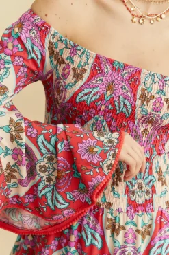 Mini Dress Primrose in Baptise Print