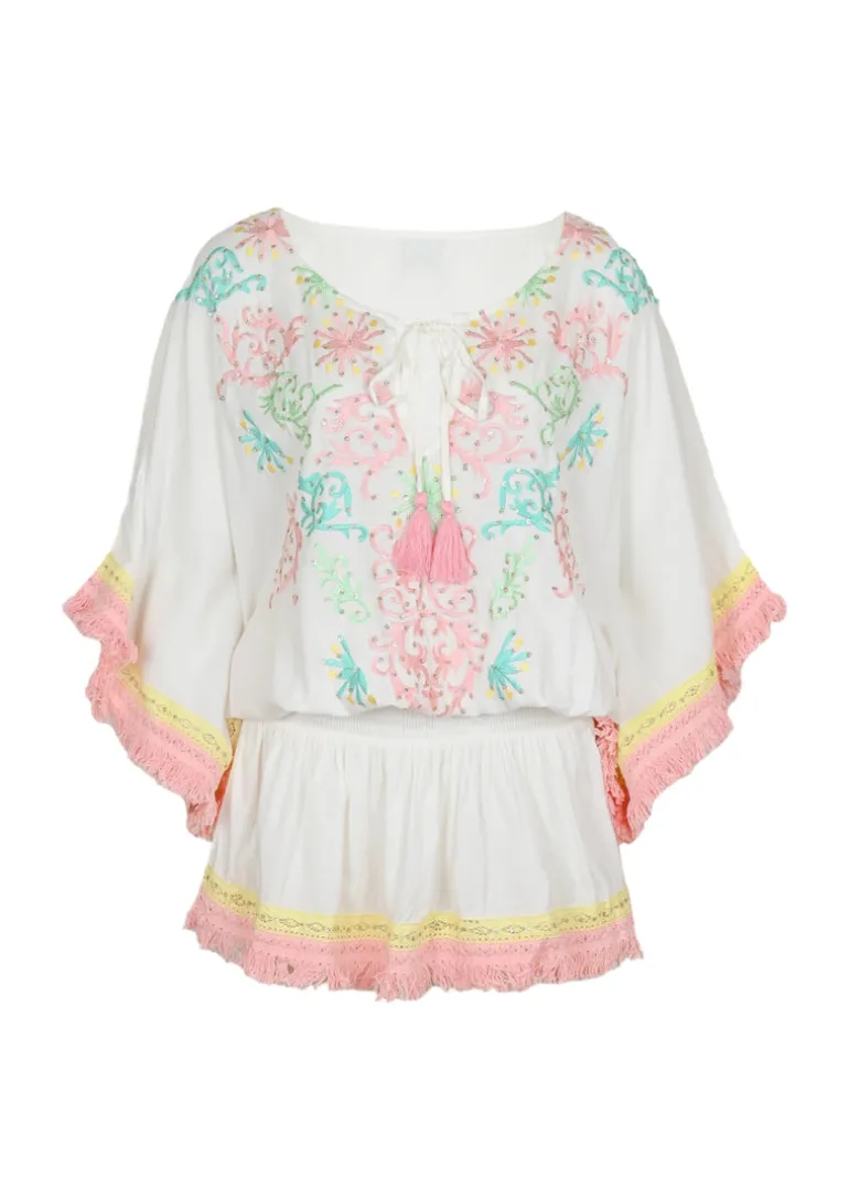 Mini Kaftan Sejla in White