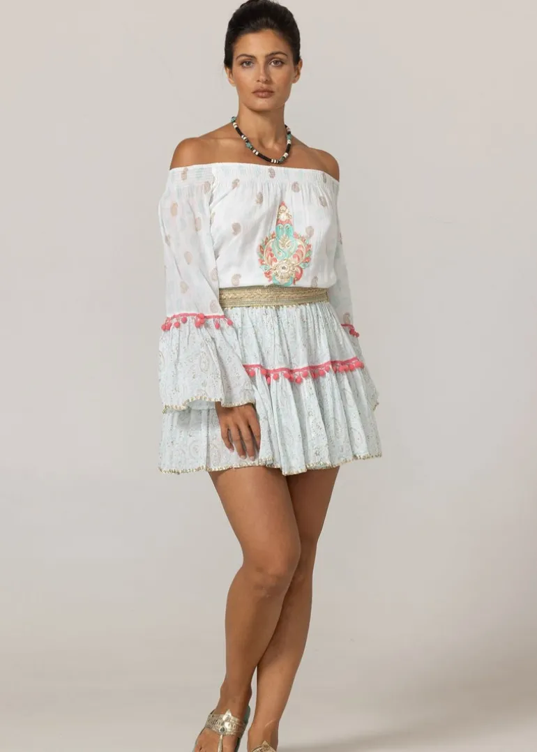 Mini Off Shoulder Dress Azur