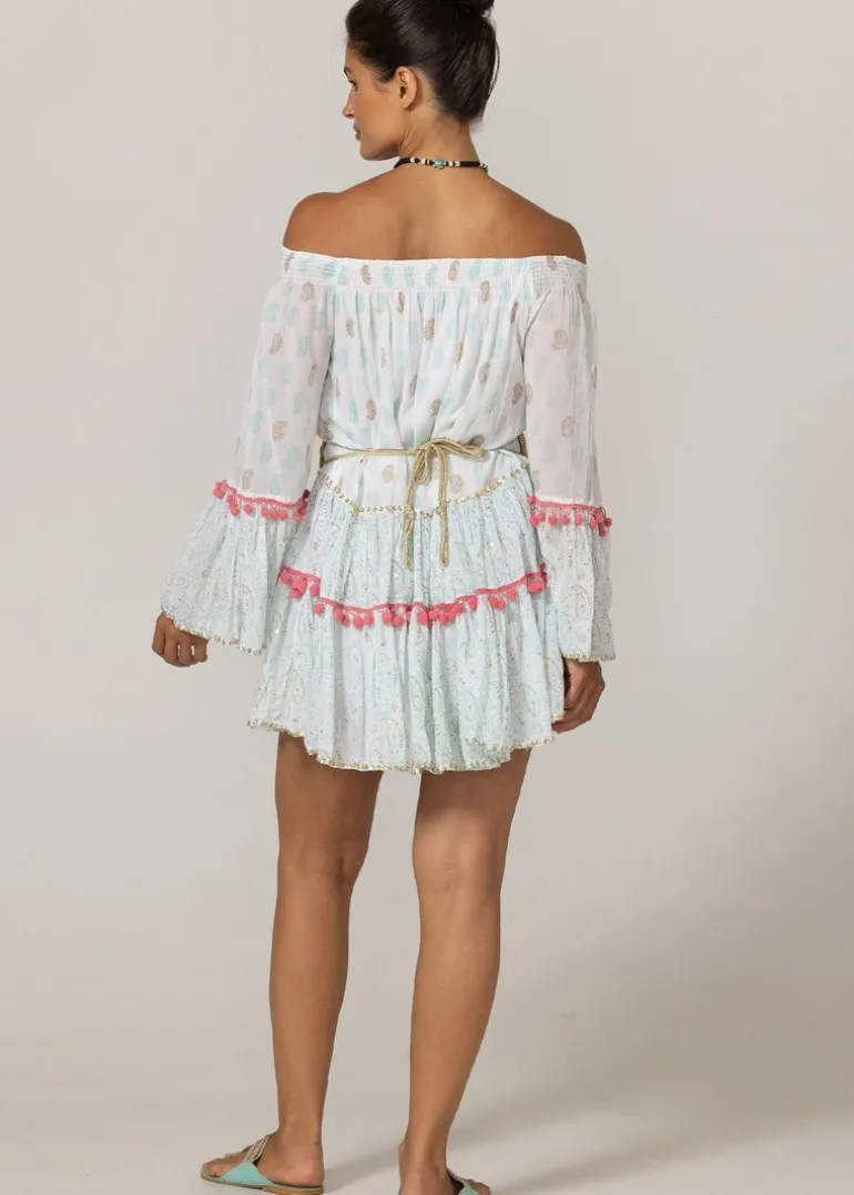 Mini Off Shoulder Dress Azur