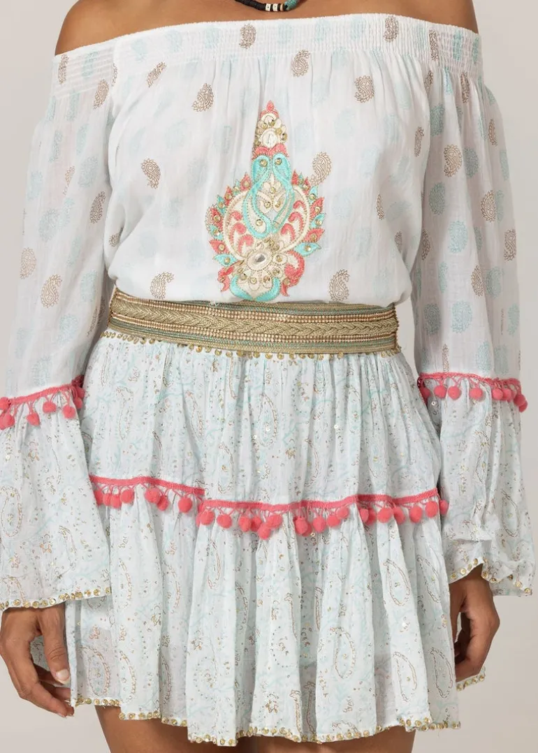 Mini Off Shoulder Dress Azur