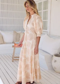 Moa Moanna Print Delmar Maxi Dress