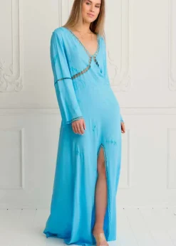Mykonos Maxi Embroidered Dress