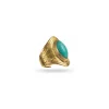 Natural Stone Chevalier open Ring