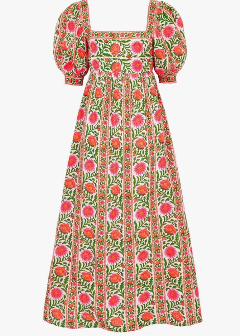 Neon Border Elizabeth Maxi Dress