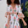 Neon Botanical Palolem Mini Dress