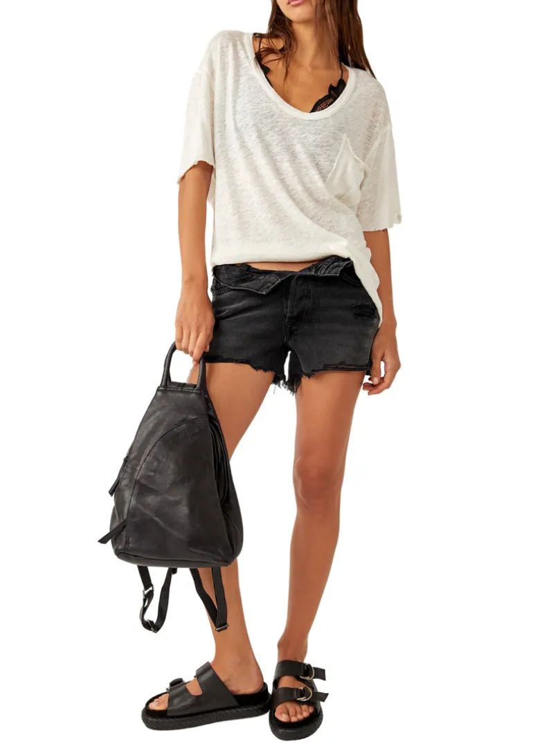 Now or Never Denim Short in Zodiac