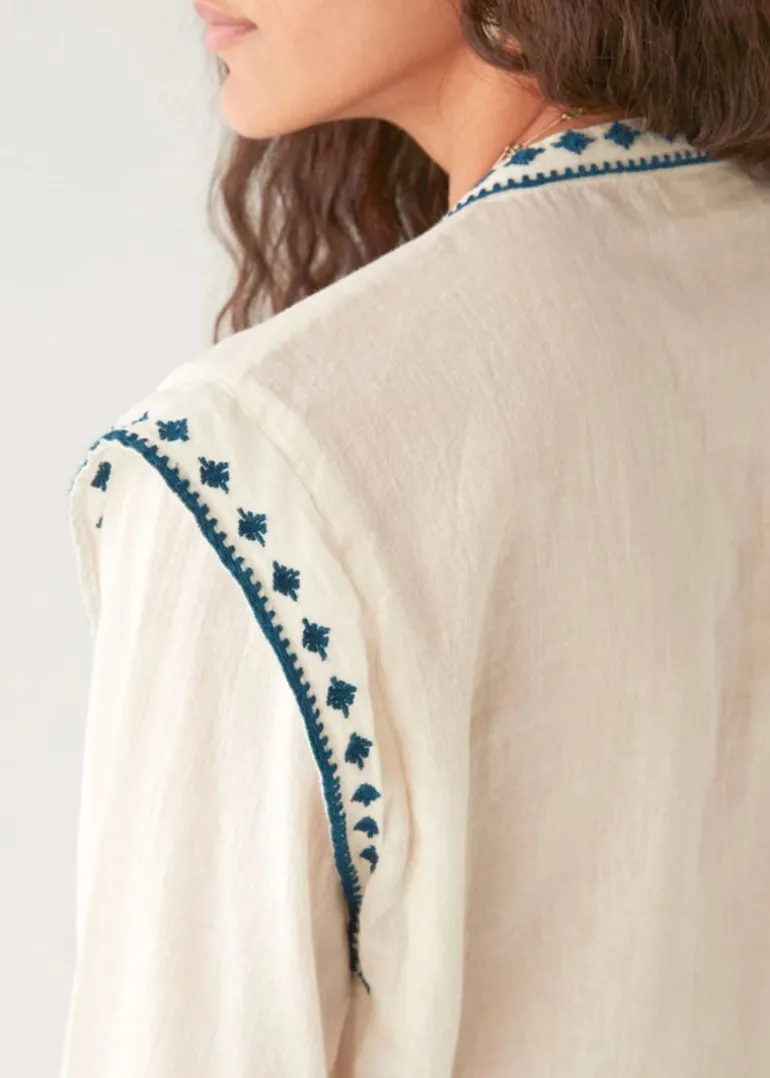 Philippa Blouse in Panna Cotta