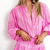 Pink Embroidery Top Poupette