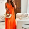 Pleated Grecian Maxi Gown
