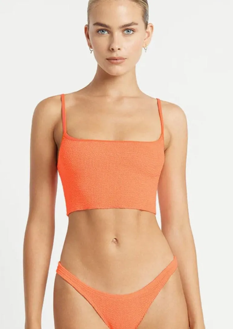 Reid Crop in Neon Orange